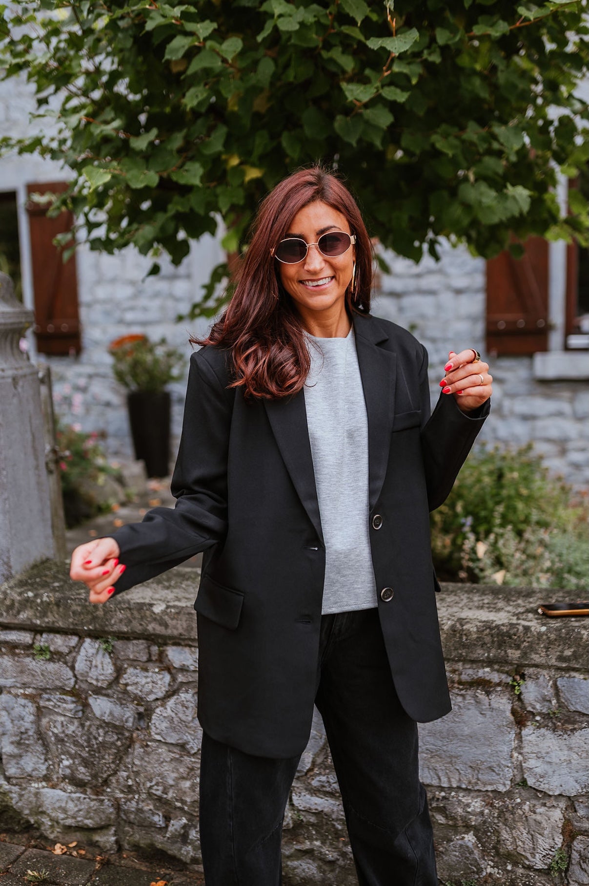 Schwarzer Blazer Elia