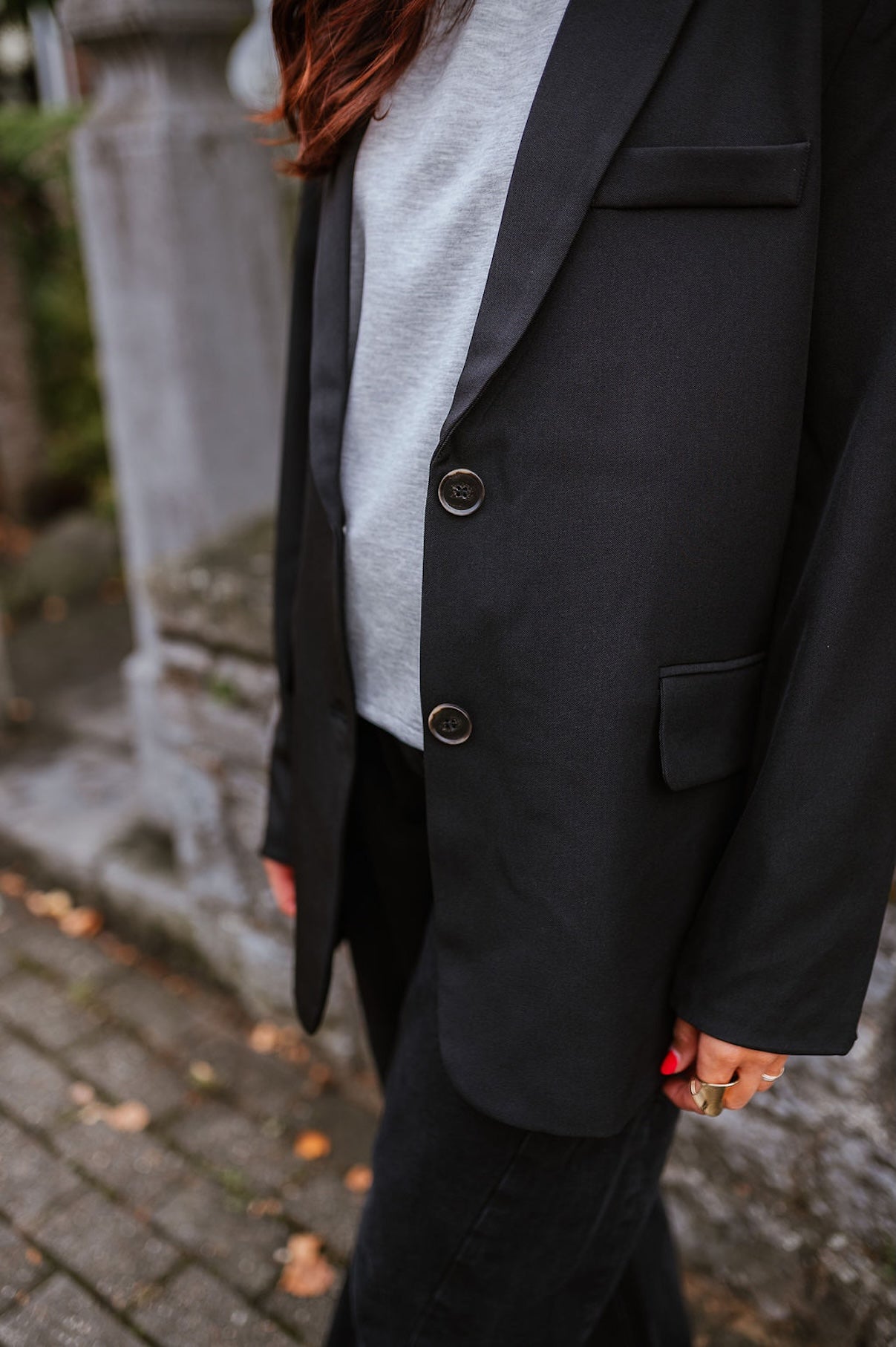 Schwarzer Blazer Elia