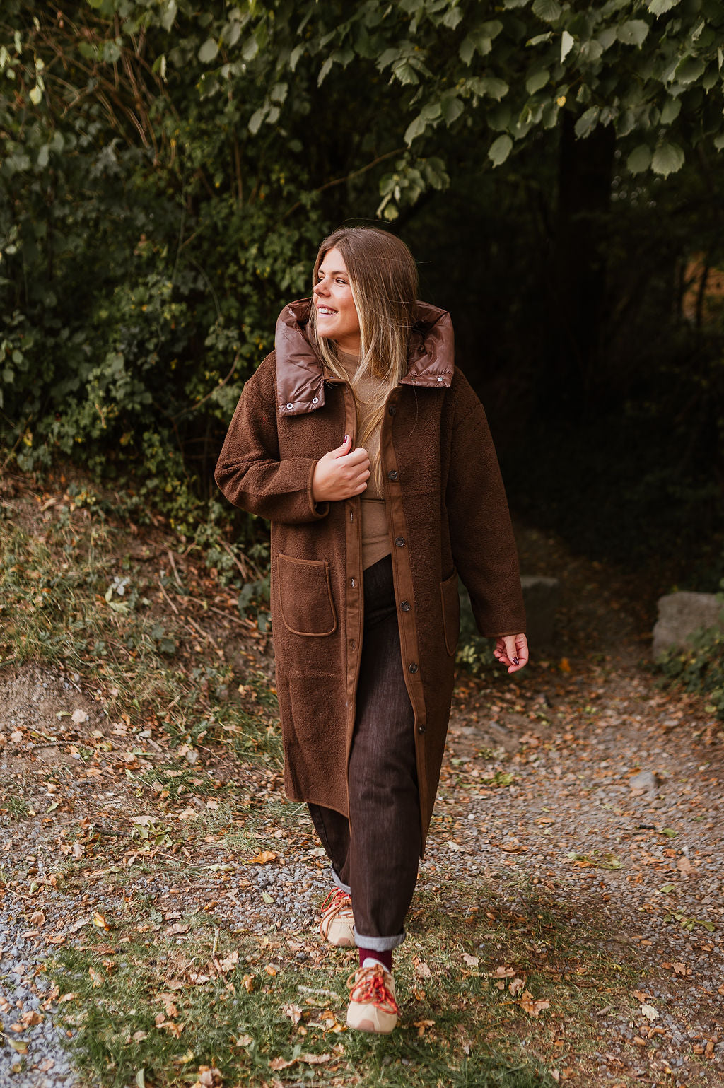 Abrigo Alba marrón