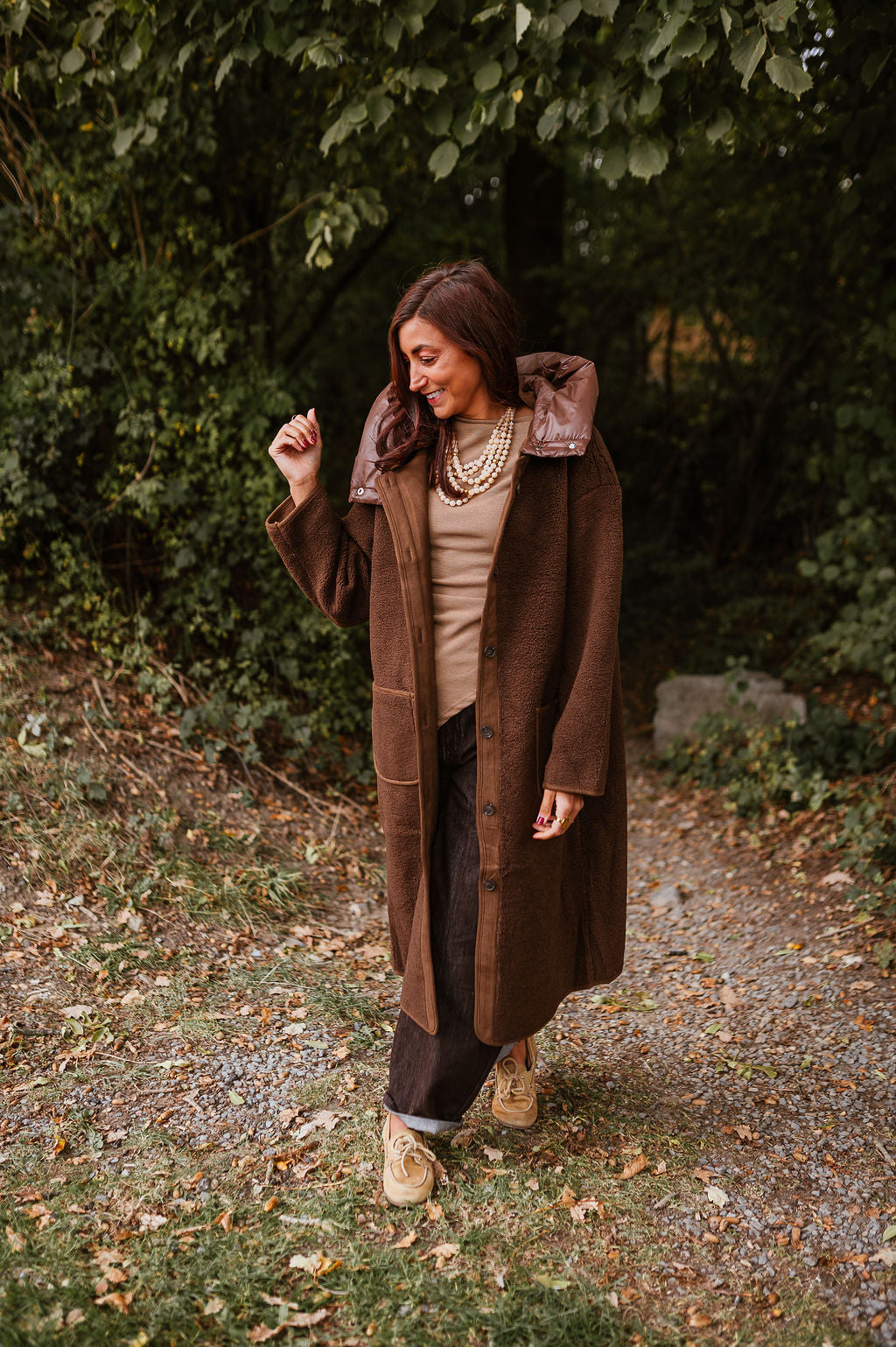 Abrigo Alba marrón