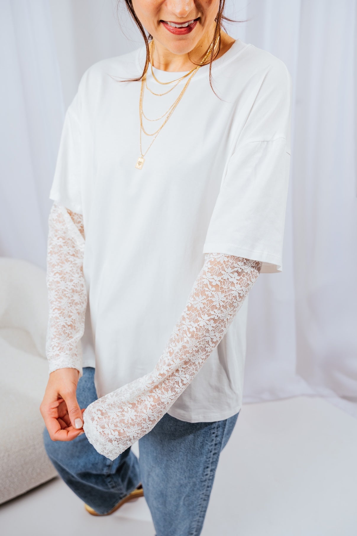 Witte Soline blouse