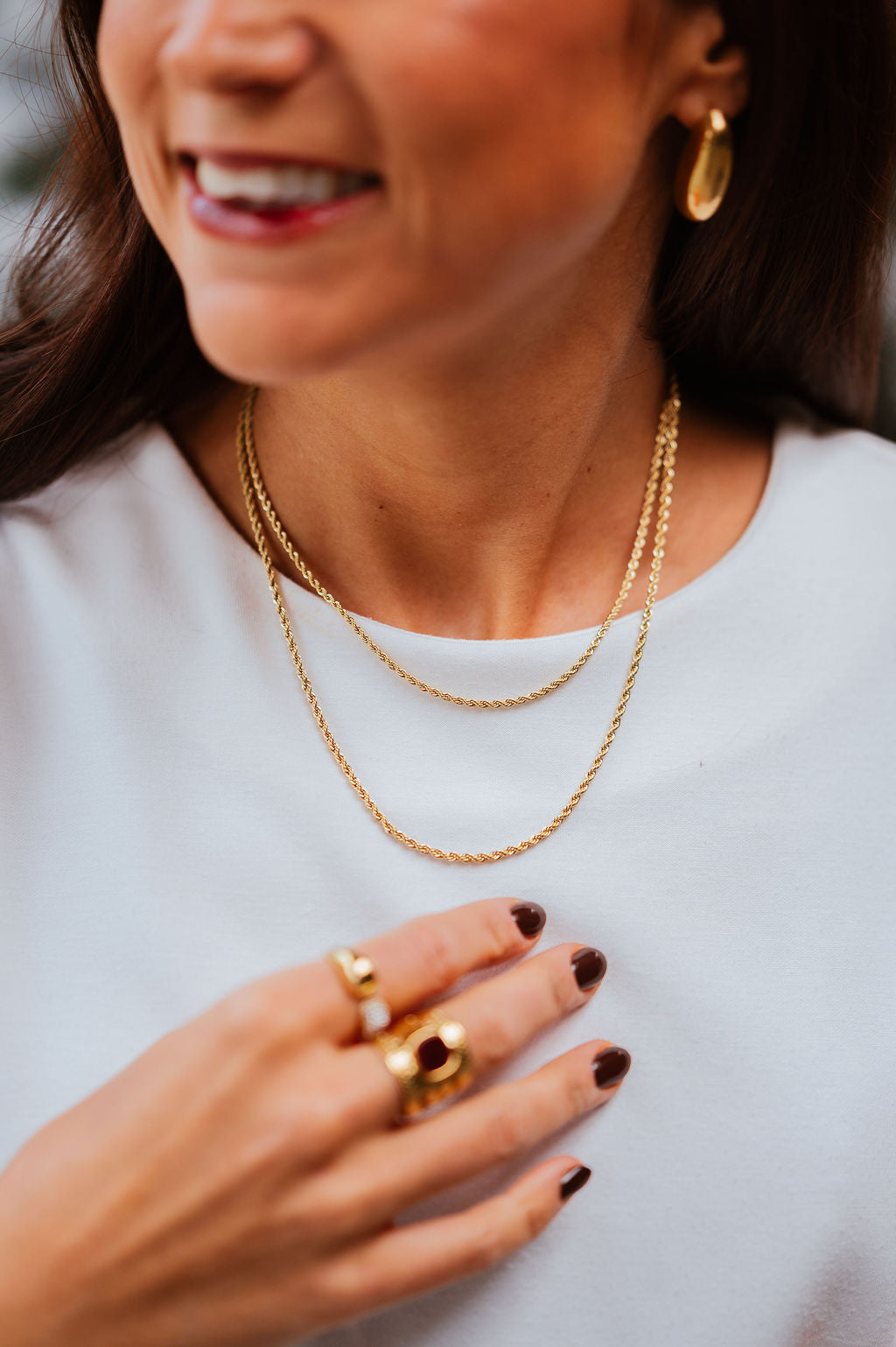 Double strand necklace Keo