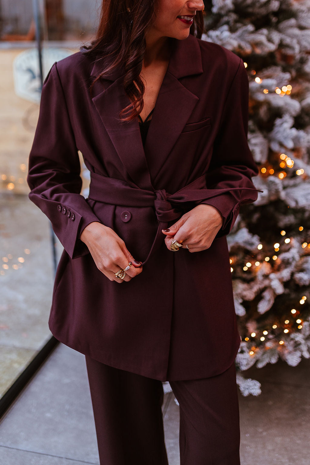 Blazer Maddy bordeaux