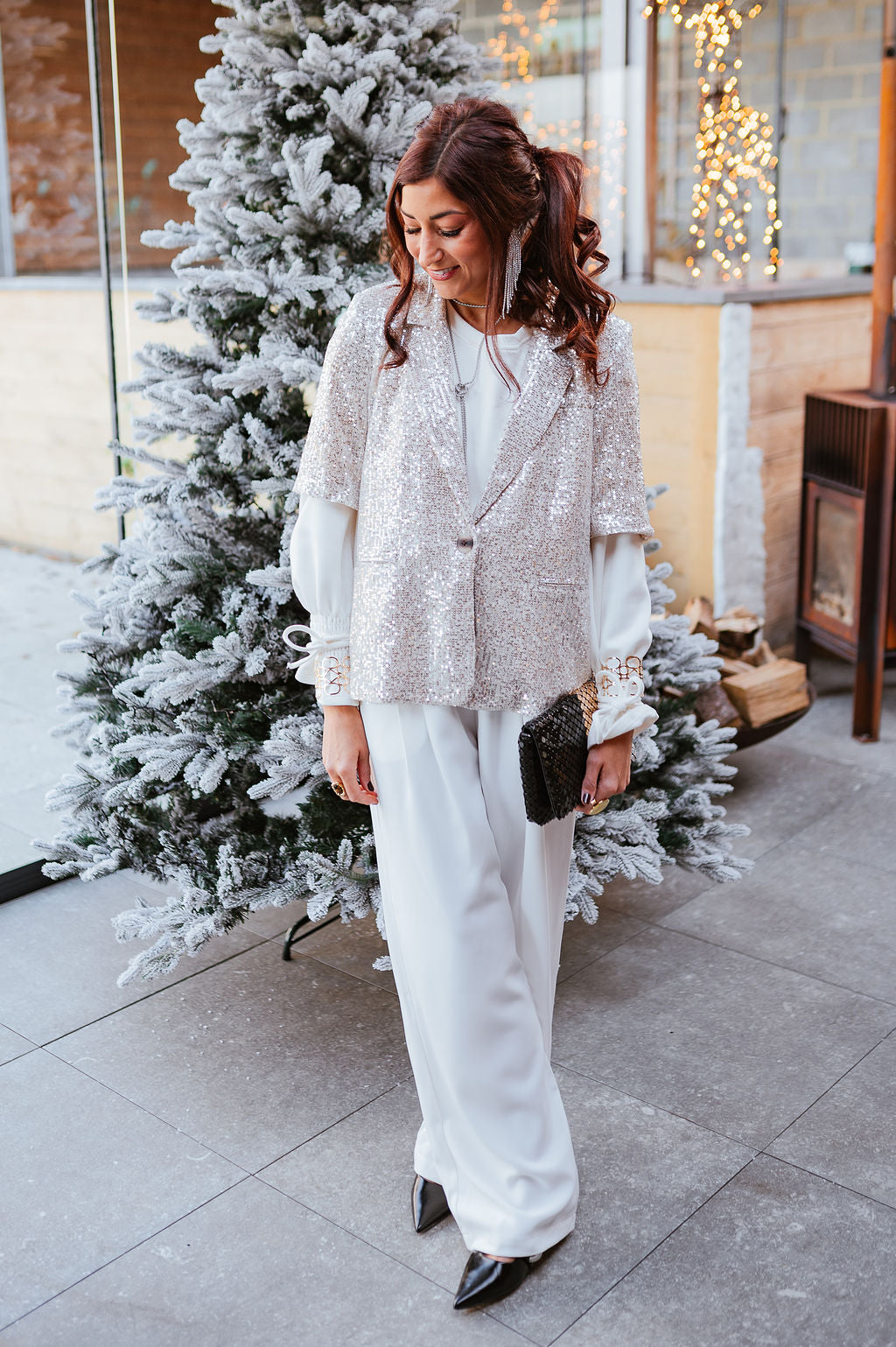 White Nello Trousers