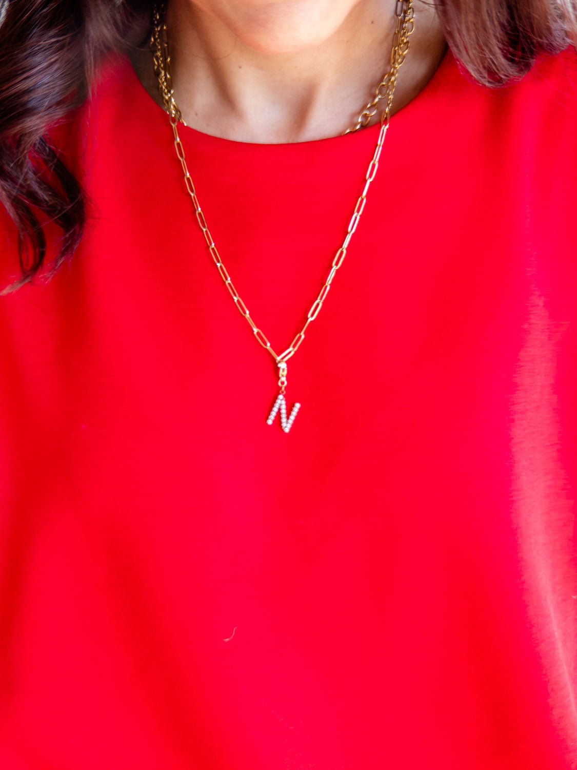 Letter met strass - pre-order verzending binnen 10 dagen