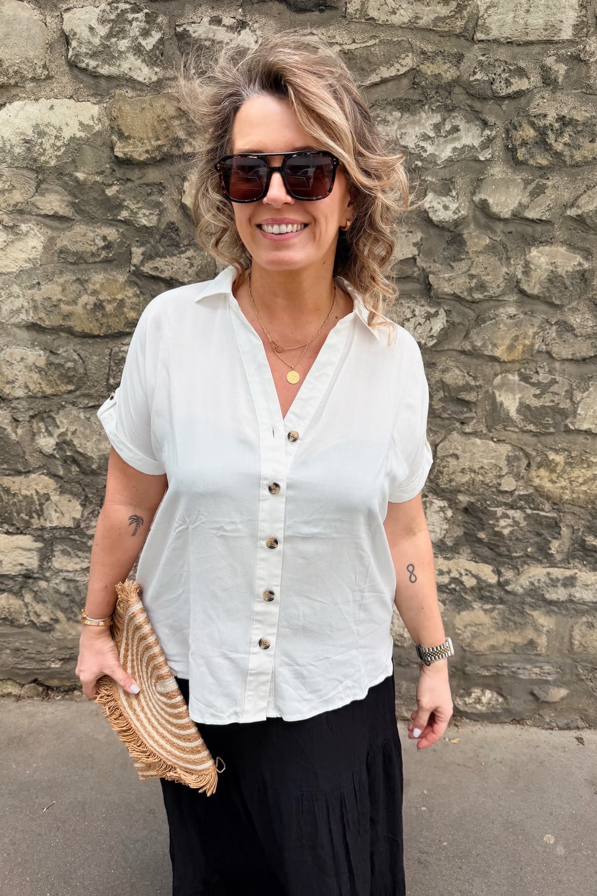 Chemise ELODIE blanc (précommande)