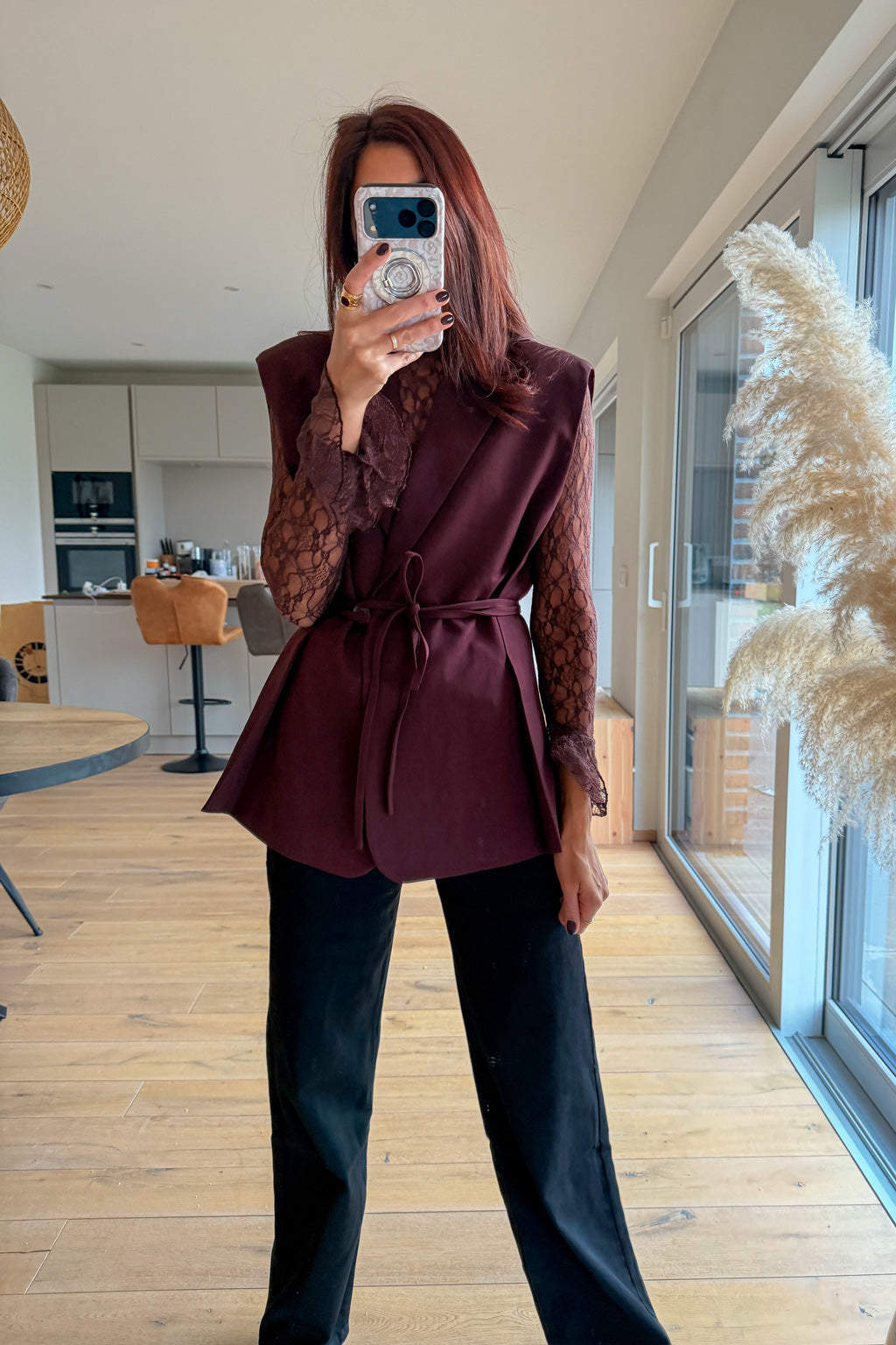 Blazer Milos bordeaux