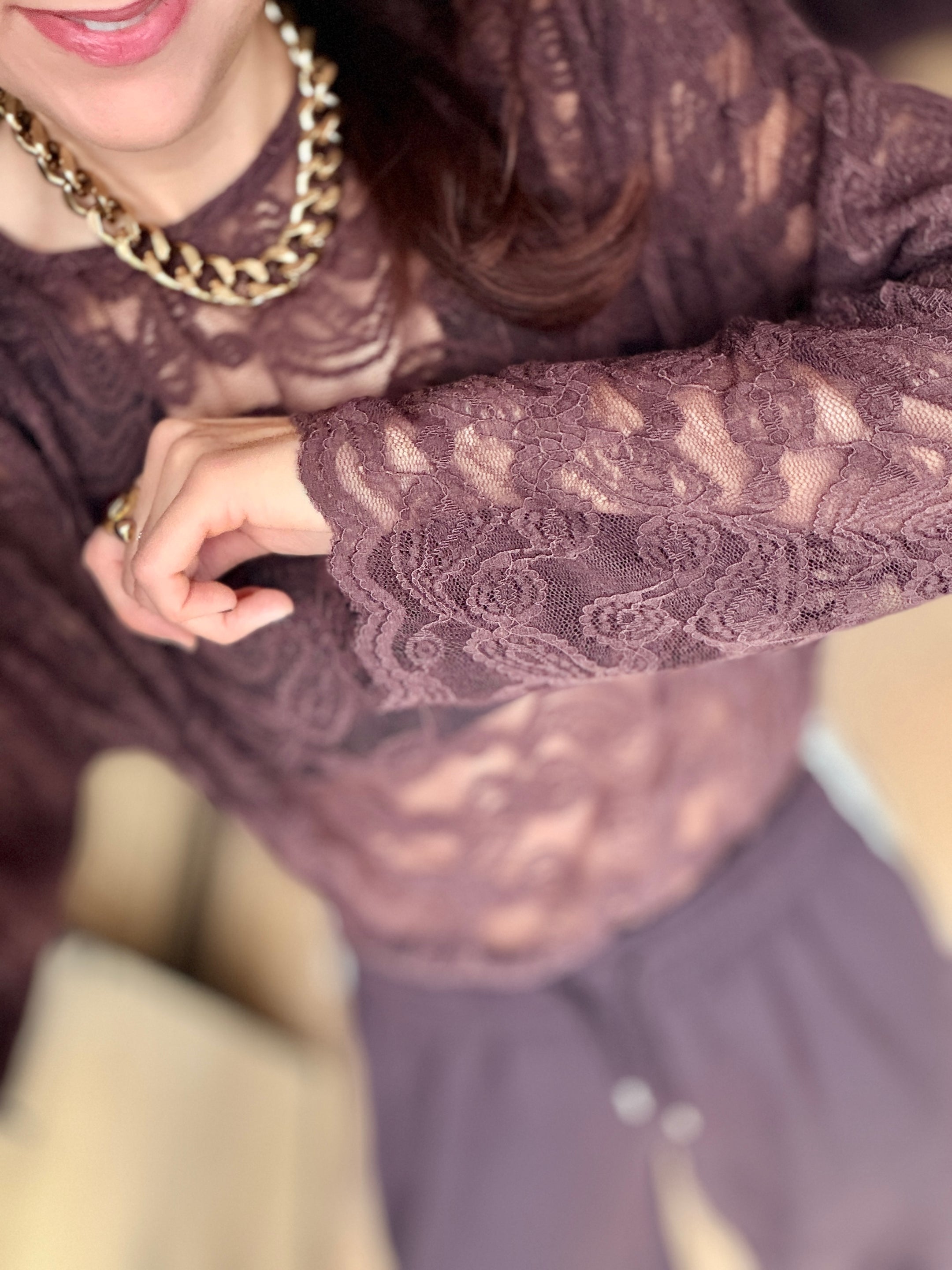 Burgundy Style Blouse