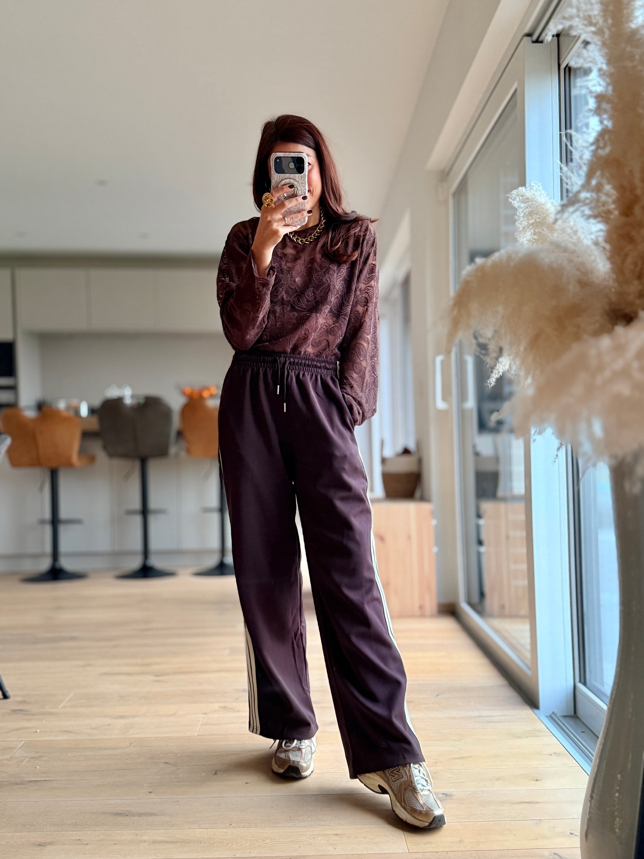 Burgundy Style Blouse