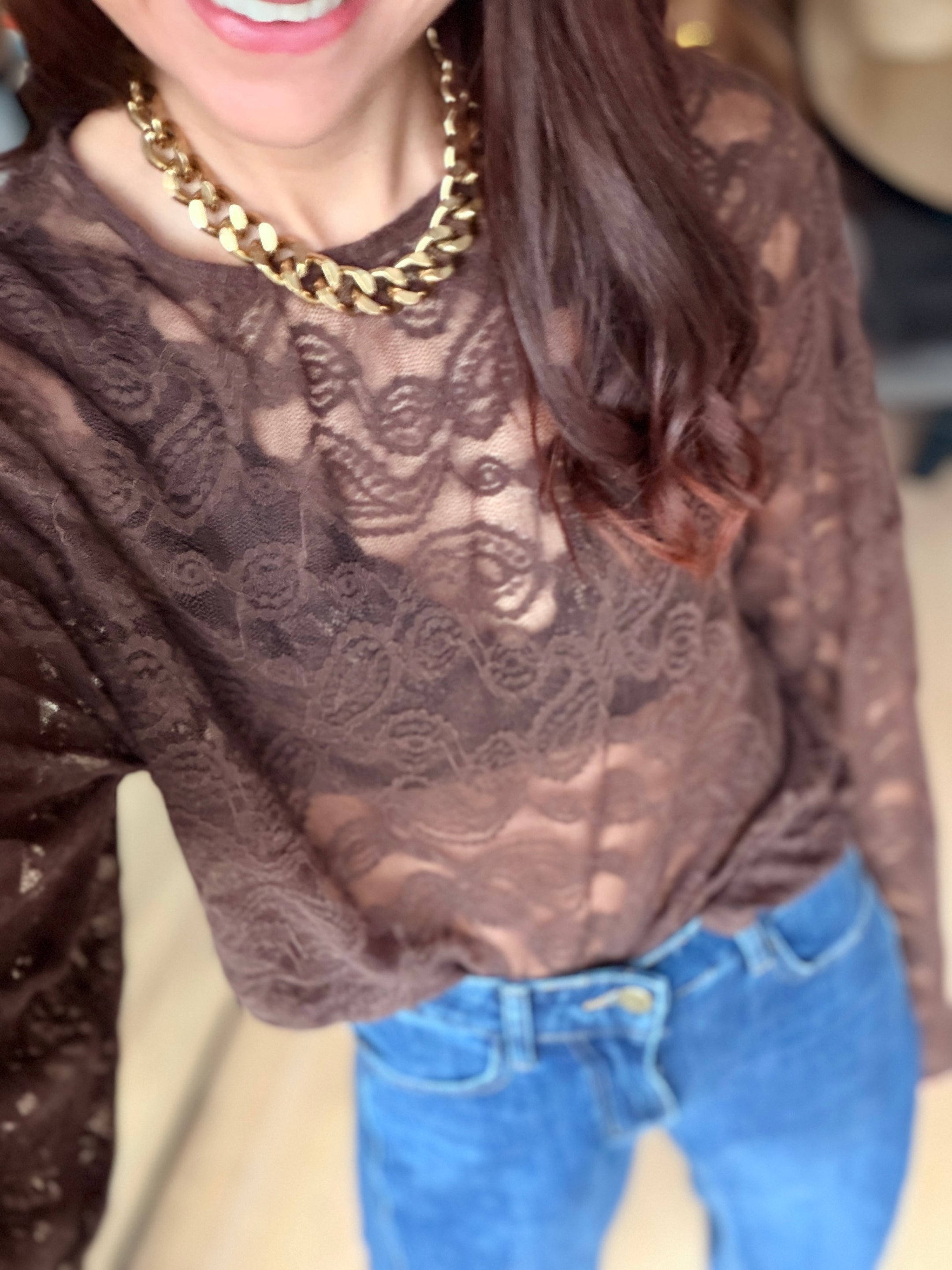 Brown Style Blouse