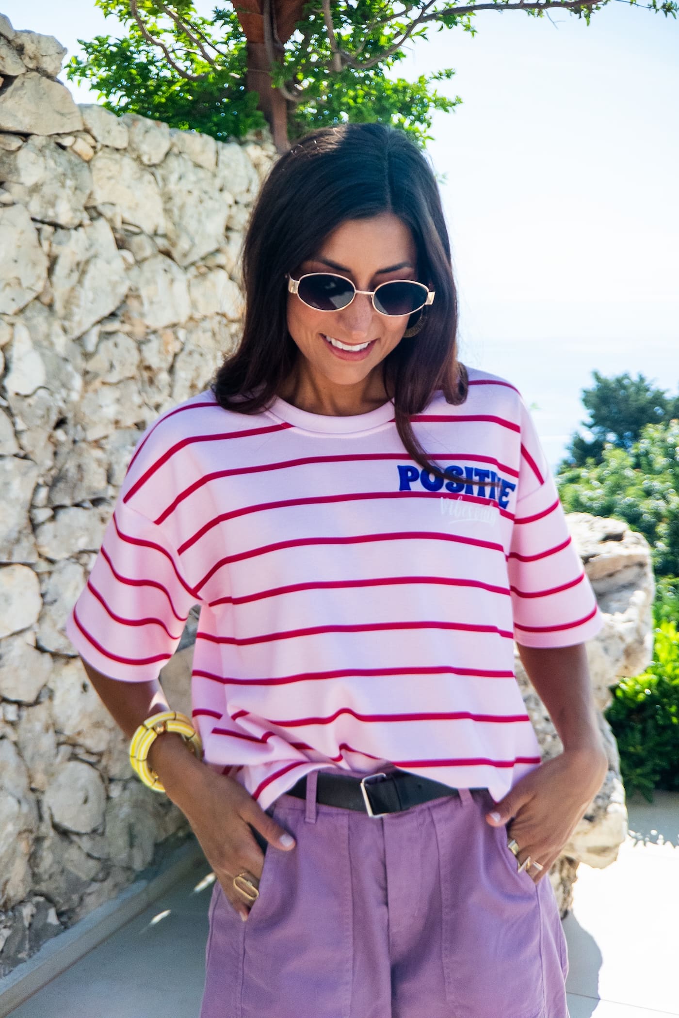 Tee POSITIVE rose