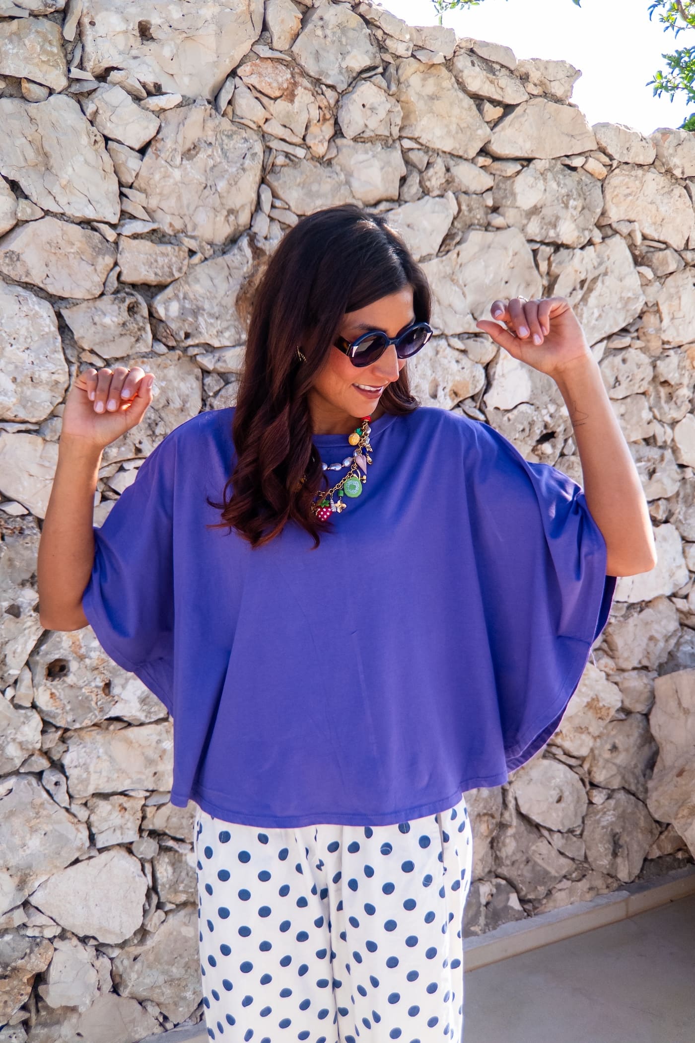 T-Shirt RIGO mauve