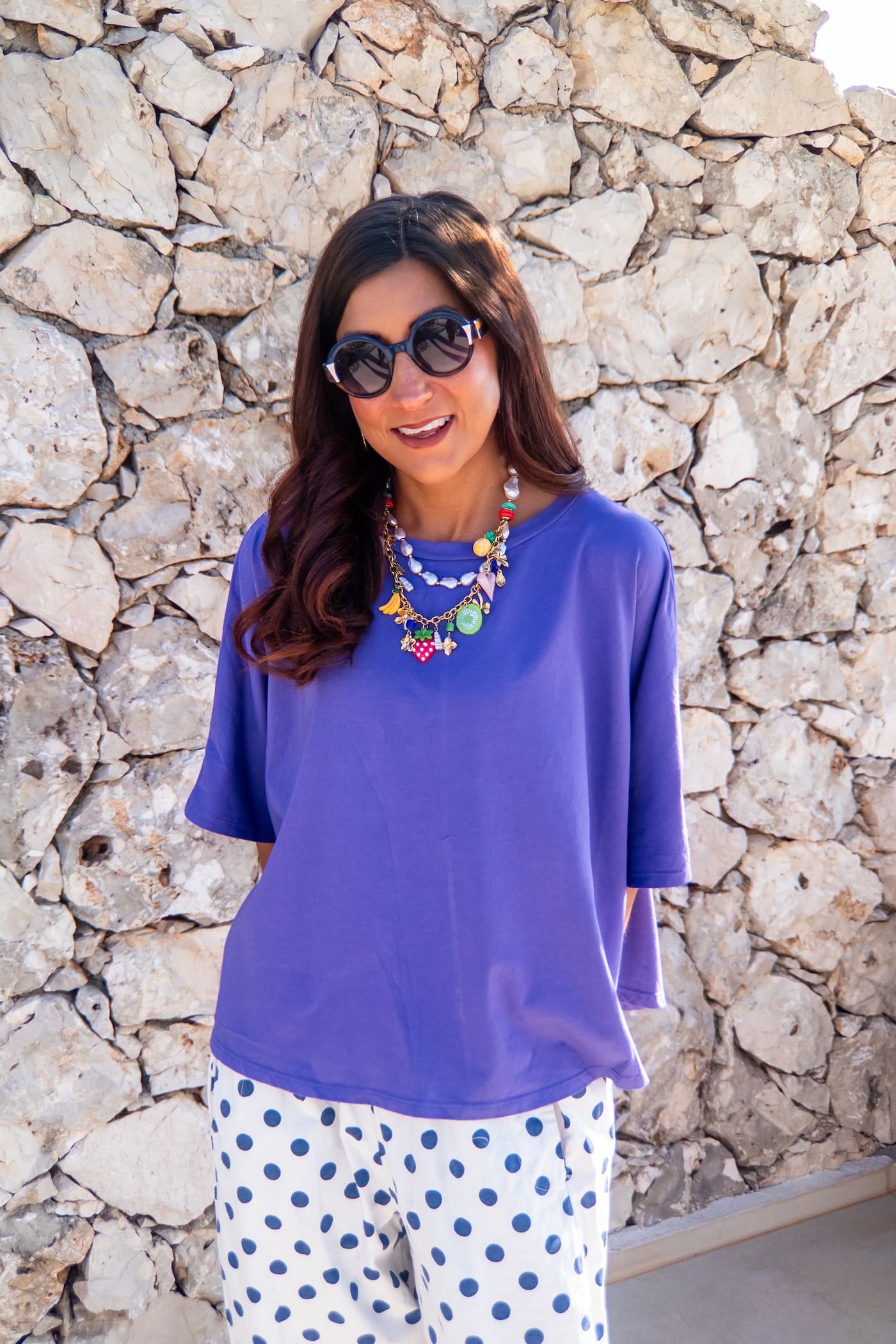 T-Shirt RIGO mauve