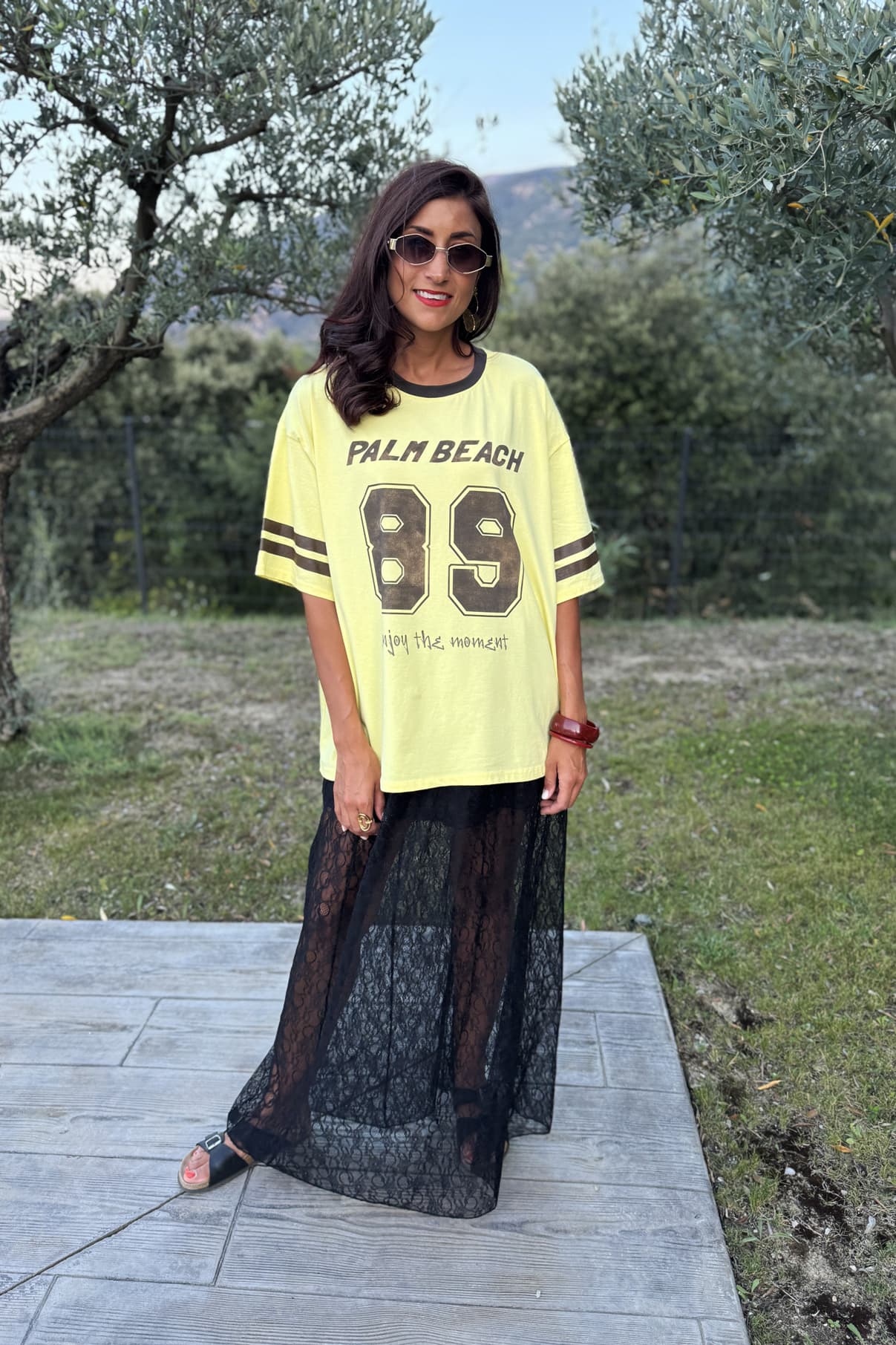 Jupe dentelle Elye Noir