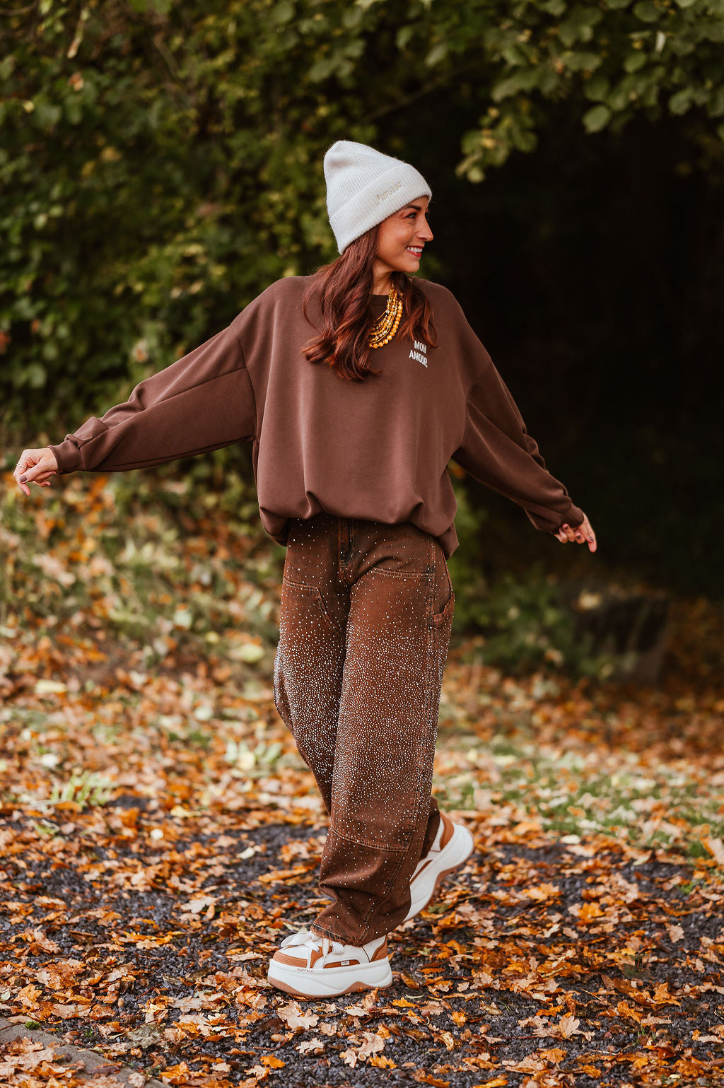 Jeans with rhinestones Ezra