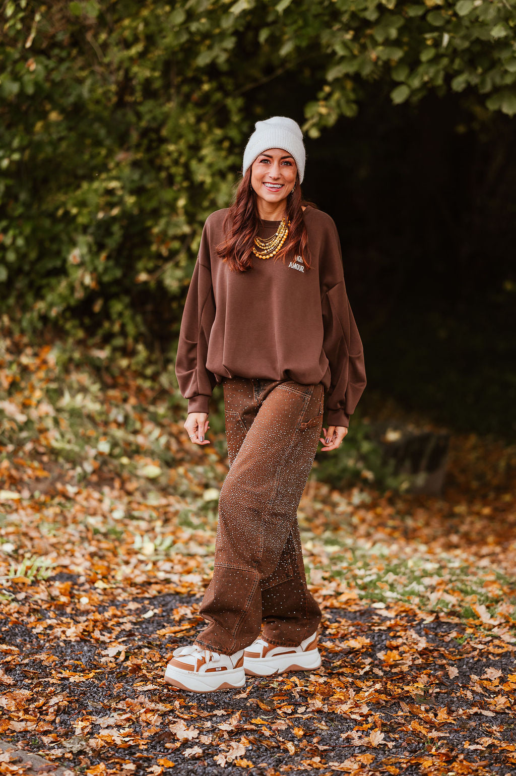 Jeans with rhinestones Ezra