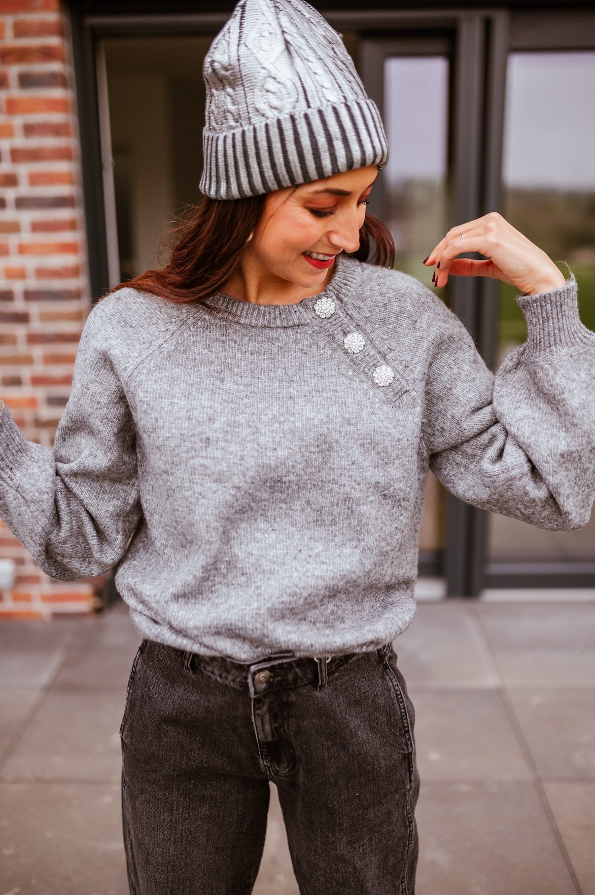 Pull Liséa Gris