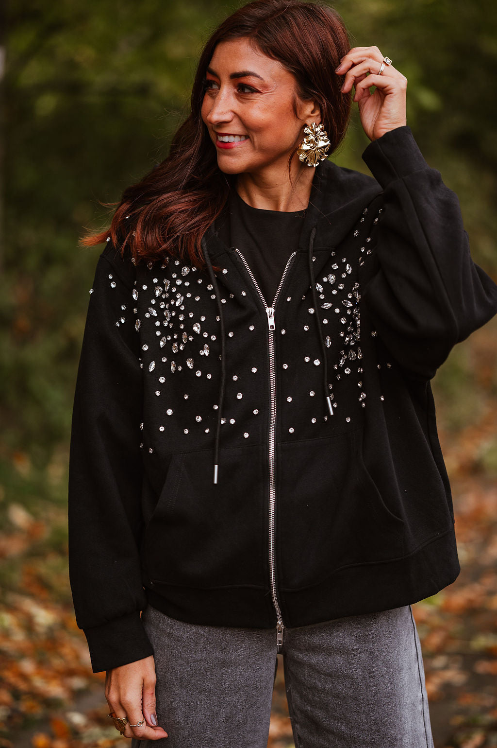 Rhinestone Vest Ineas