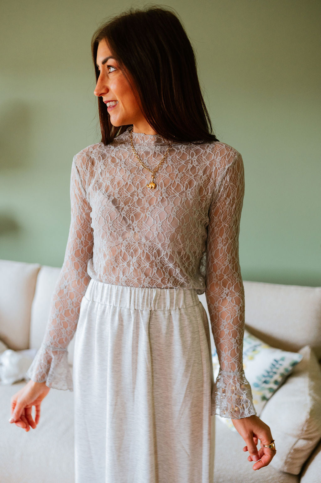 Blouse CELIAN gris