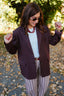 Blazer ANIA bordeaux