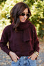 Pull ESTELLE bordeaux