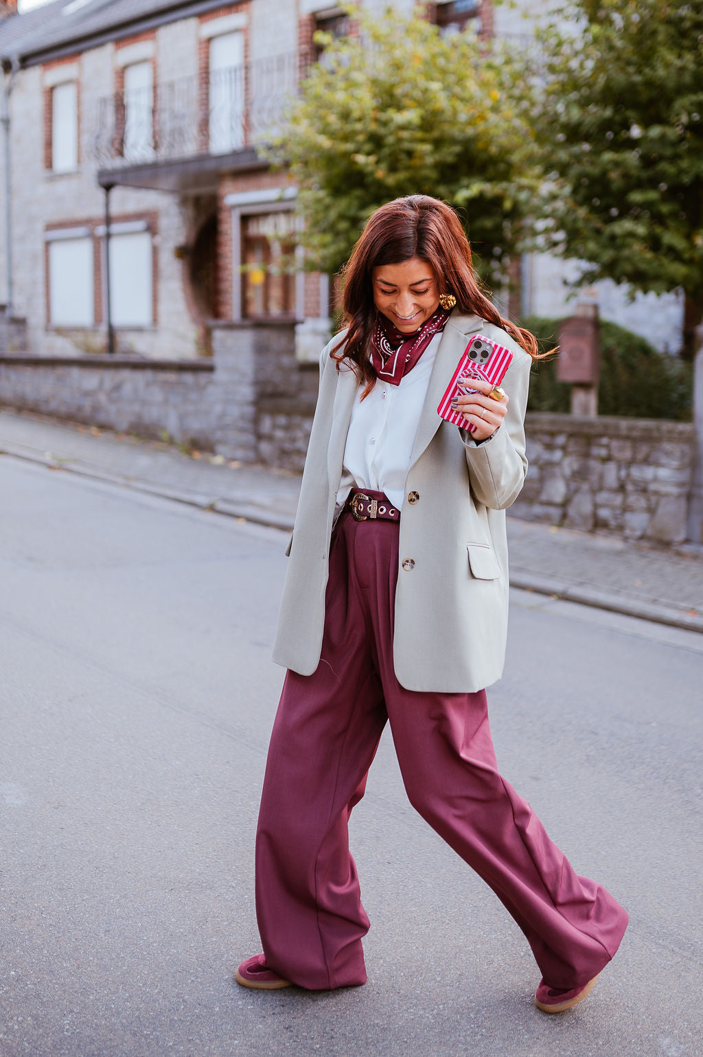 Nello Hose Himbeerrot