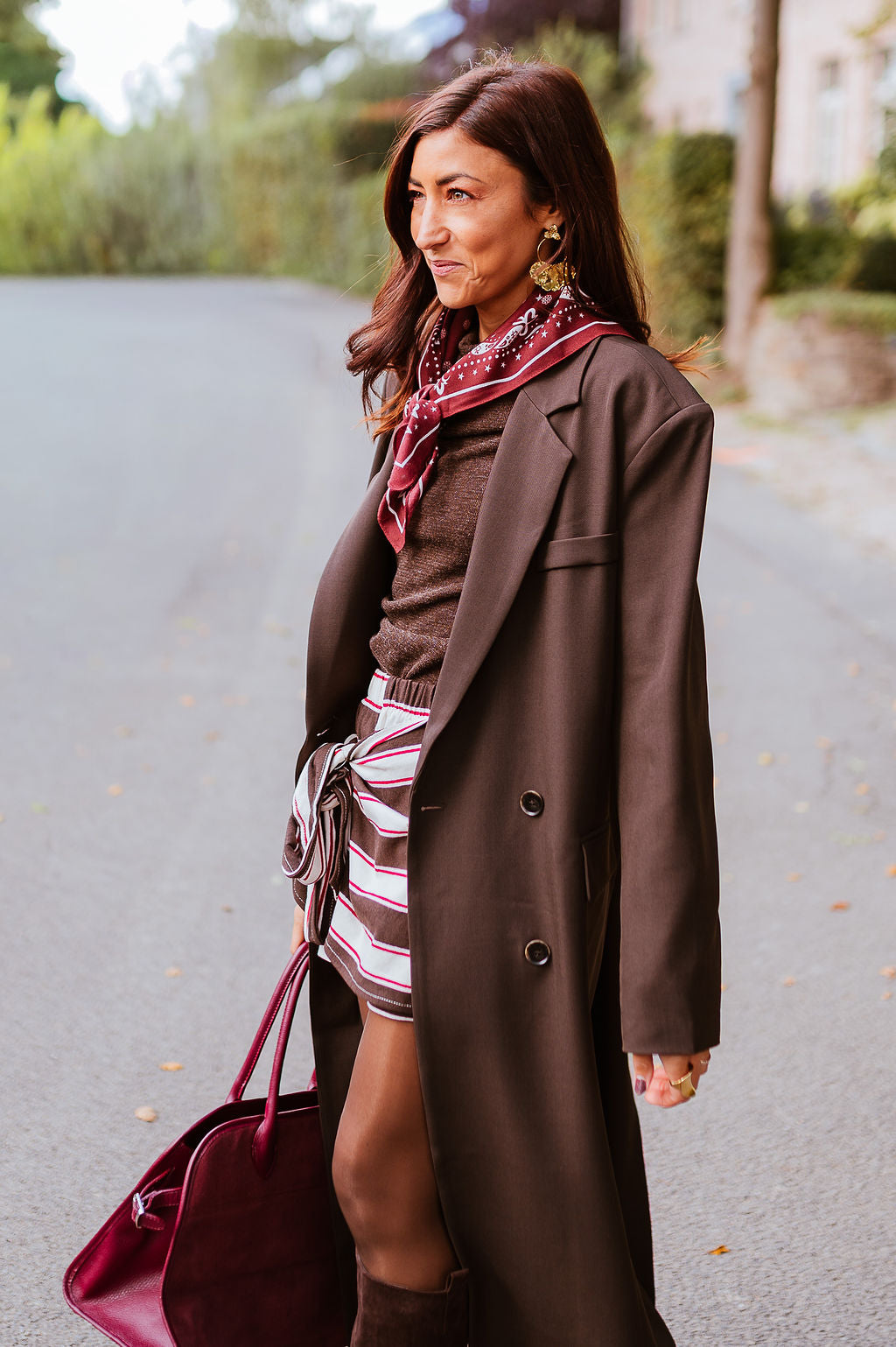 Abrigo Orlie chocolate