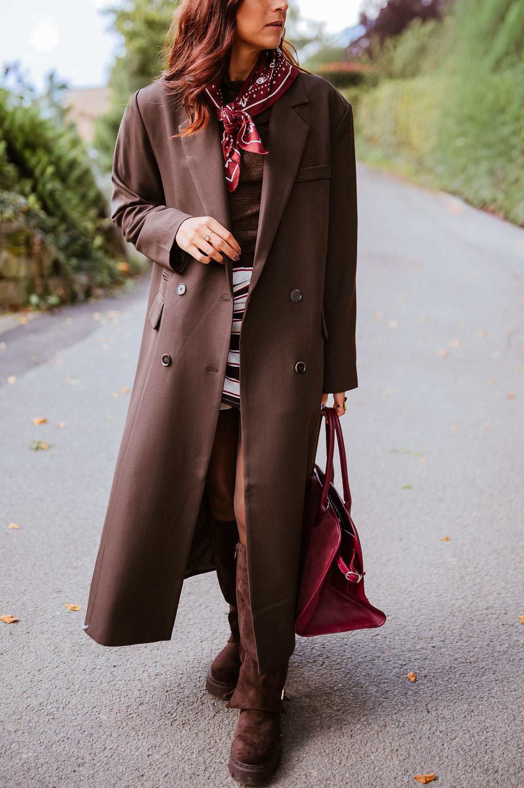 Abrigo Orlie chocolate