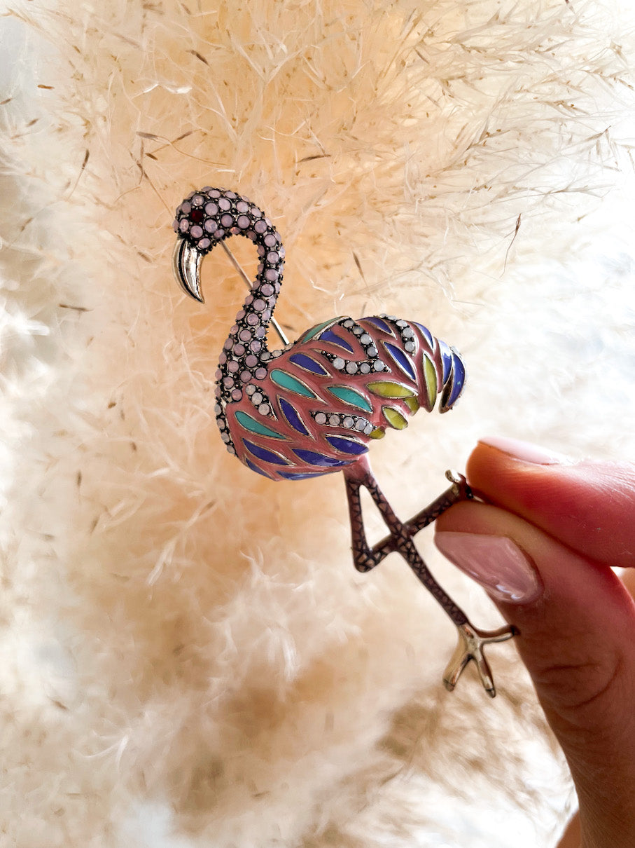 Broche Flamand Rose